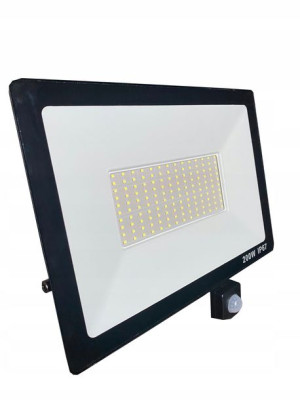 Halogen Lampa Naświetlacz Led 200w Z Czujnik Ruchu