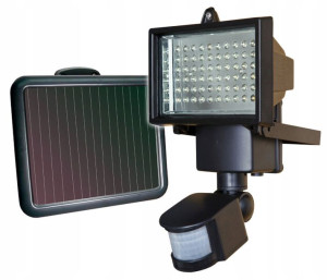 Lampa Solarna Halogen Led Czujnik Ruchu Zmierzchu
