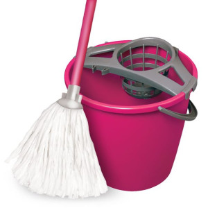 MOP SET okrągły 10 l Mop i wiadro Mop z wyciskaczem