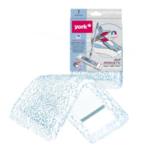Mop płaski MAGNETIC - Zapas do mopa płaskiego Mop York wkłady