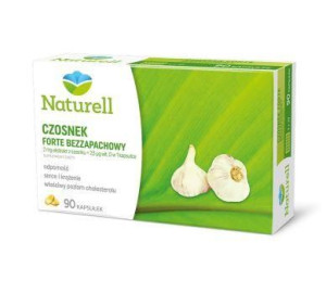 NATURELL Czosnek forte bezapachowy, 90 kaps