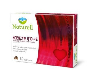 NATURELL Koenzym Q-10+E, 60kaps