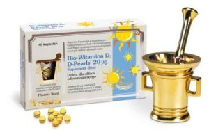 Bio-Witamina D3 Pearls, 40 kaps.