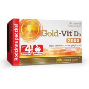 OLIMP Gold-Vit D3 2000 tabl. 120 tabl.