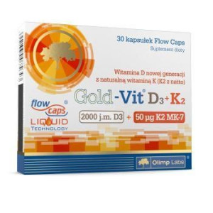 Olimp Gold-Vit D3 2000 j.m.+K2 kaps. 30kap