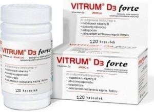 Vitrum D3 Forte, 120kaps.