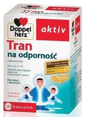 Doppelherz aktiv Tran na odporność, 120 kaps