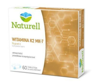 NATURELL Witamina K2 MK-7 tabletki do ssania, 60 tabl.