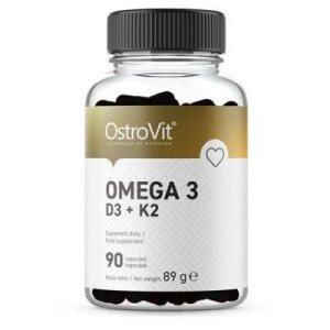 Ostrovit Omega 3D3+K2 90KAPS