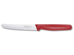Nóż do pomidorów i kiełbasy czerwony Victorinox