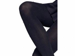 Rajstopy z Diamencikami Patrizia Gucci for Marilyn  G11 Marilyn NERO 1/2