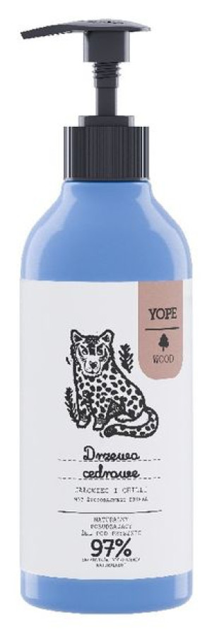YOPE Wood Żel pod prysznic Drzewo Cedrowe, jałowiec, chilli