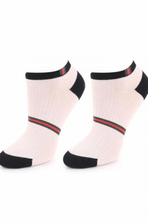 Niskie skarpetki damskie błyszczące footies p25 MILK 36/40
