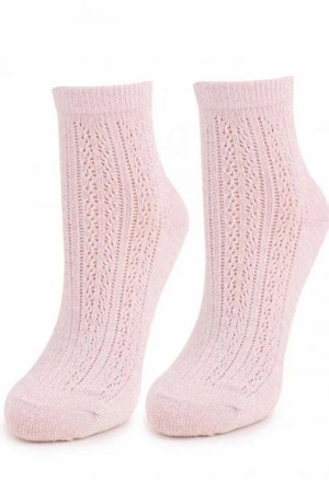 Skarpetki Damskie Ażurowe Forte K64 Marilyn ROSY/SILVER 36/40