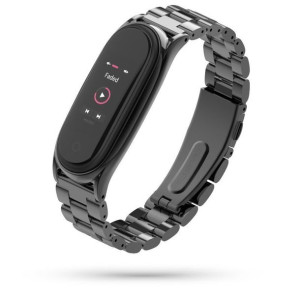 Tech-Protect STAINLESS XIAOMI MI SMART BAND 5/6 czarny