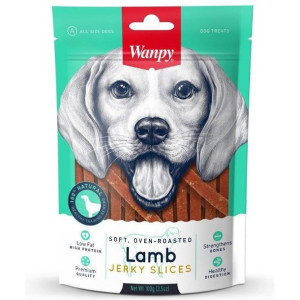Wanpy Lamb Jerky Slices Paski Jagnięciny Przekąska Dla Psa 100 g