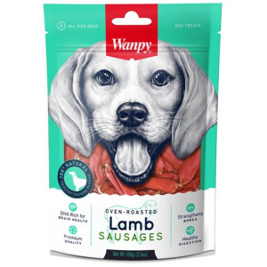 Wanpy Lamb Sausages Kiełbaski z Jagnięciny Przekąska Dla Psa 100 g