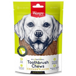 Wanpy Toothbrush Chews Chicken Szczoteczki o Smaku Kurczaka Dla Psa 100 g