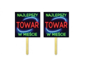 Tabliczki do zdjęć Najlepszy towar w mieście 2 sztuki TL40