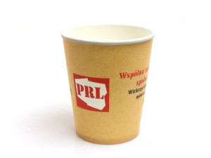 Kubeczki urodzinowe papierowe PRL 250ml 6 sztuk KP250-PRL1