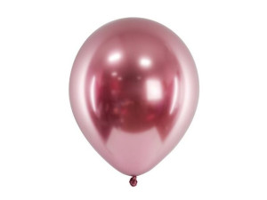 Balony glossy różowe złoto 27cm 5 sztuk BAL8886