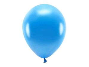 Balony Eco 26cm metalizowane niebieskie 100 sztuk  ECO26M-001-100x