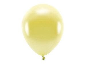 Balony Eco 26cm metalizowane jasnozłote 100 sztuk ECO26M-019j-100x