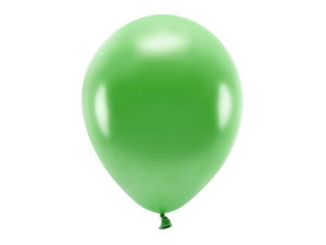 Balony Eco 26cm metalizowane zielona trawa 100 sztuk ECO26M-101-100x