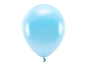 Balony Eco 30cm metalizowane jasnoniebieskie 100 sztuk ECO30M-001J-100x