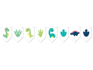 Baner girlanda Wesołe Dinozaury 15x300cm 1szt. BANF-DIN