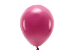 Balony Eco 30cm pastelowe bordowe 10 sztuk ECO30P-082-10
