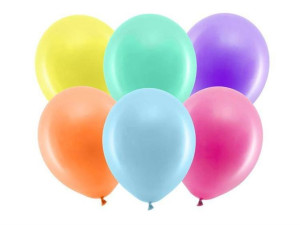 Balony Rainbow 30cm pastelowe kolorowe 100 sztuk RB30P-000-100x