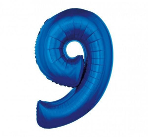 Balon foliowy 9 niebieski 92cm 1szt FG-C85N9