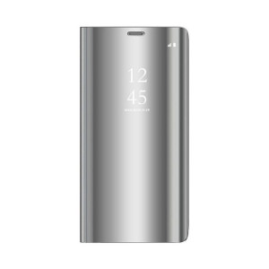 Etui Smart bezbarwny View Samsung A02S srebrny