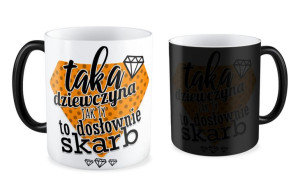 Kubek dla dziewczyny Taka dziewczyna to skarb