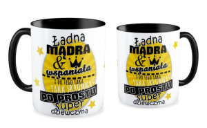 Kubek dla dziewczyny Ładna, mądra i wspaniała