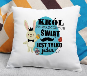 Poduszka Król świąt jest tylko jeden