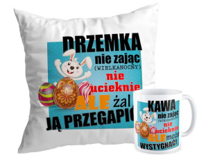 Zestaw Drzemka i kawa nie zając nie ucieknie