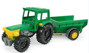 Traktor Farmer Z Przyczepą Wader