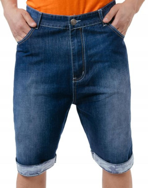 Duże Krótkie Spodenki Męskie Jeans L0003 r 110 cm