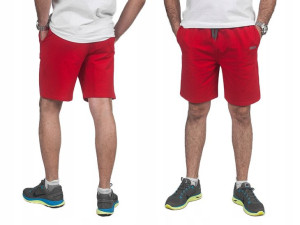Krótkie Spodenki Dresowe Męskie WXM 1/2 XL czerwony