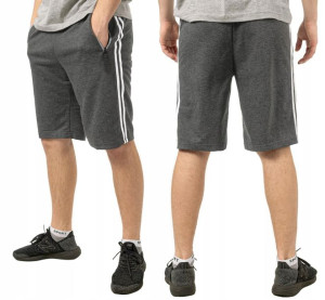 Krótkie Spodenki Dresowe Sportowe Męskie 6265-3 XL