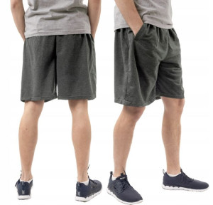 Krótkie Spodenki Dresowe Szorty Męskie 6209-1 6XL
