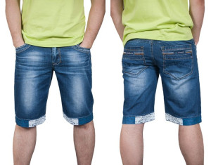 Krótkie Spodenki Męskie Jeans Szorty 0216 r 80 cm