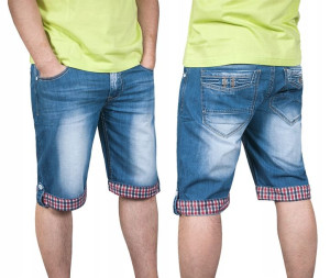 Krótkie Spodenki Męskie Jeans Szorty 0205 r 80 cm