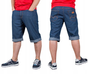 Krótkie Spodenki Szorty Męskie Jeans 150/27 106 cm