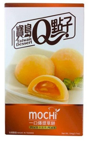 Peach Mochi Cake