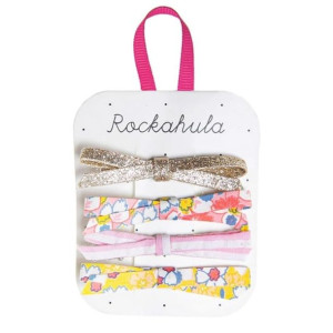 Rockahula Kids - 4 spinki do włosów Flower Power Skinny Bow