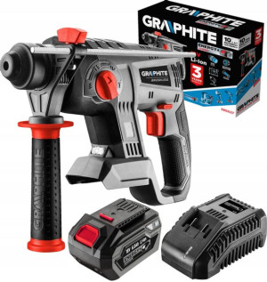 Graphite 58g027 Młotowiertarka Młot Sds+ 18v +6ah