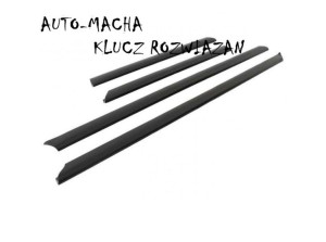 Audi A4 listwy boczne DOLNE 4 szt. KOMPLET
